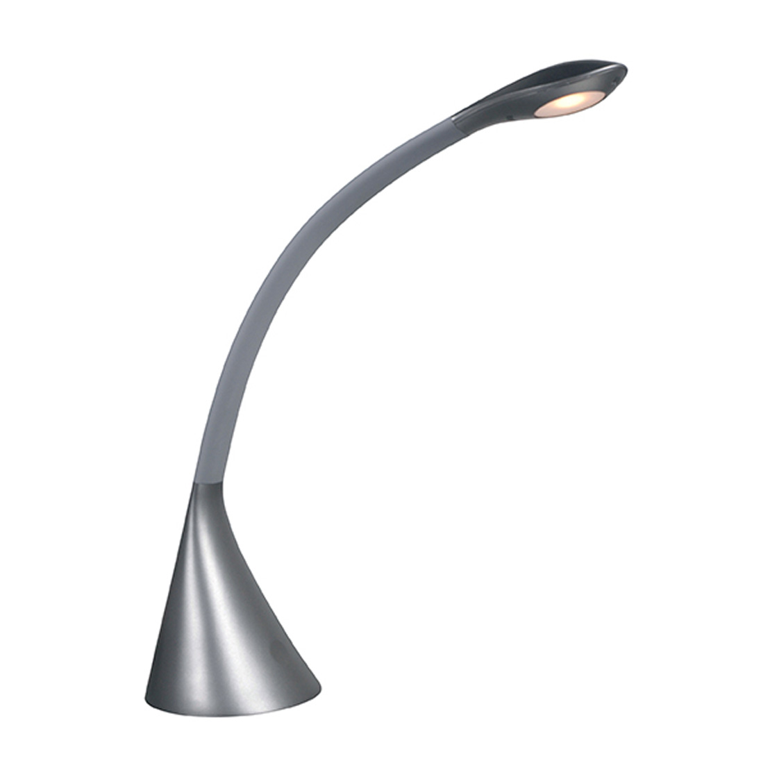 POLUX PRETTY LED - Pöytävalaisin - Harmaa - Integroitu LED - 1xLED-Board / 6,7W incl.